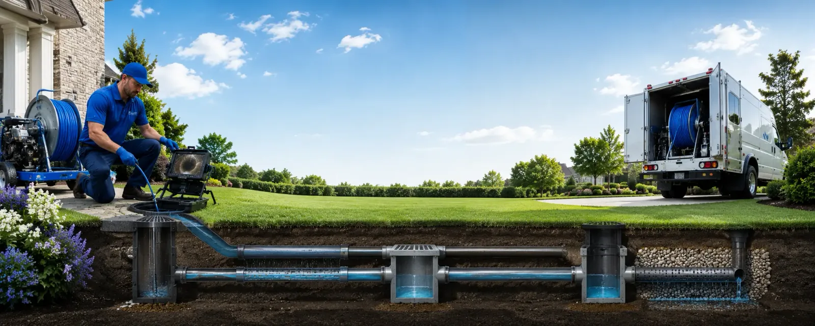 Outdoor drain cleaning information for Ohiowa, NE